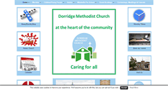 Desktop Screenshot of dorridgemethodists.org.uk